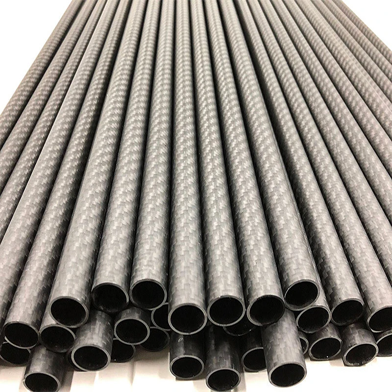 2 шт. трубки из углеродного волокна 3K для радиоуправляемых моделей длина 1000 мм