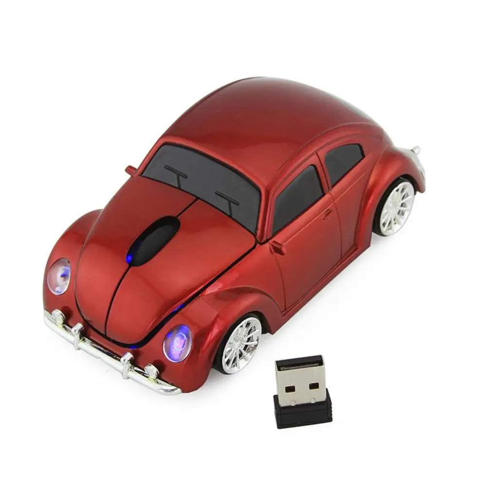 80% Off Жук компьютерная мышь в форме автомобиля небольшой эргономичная 2 4 ГГц