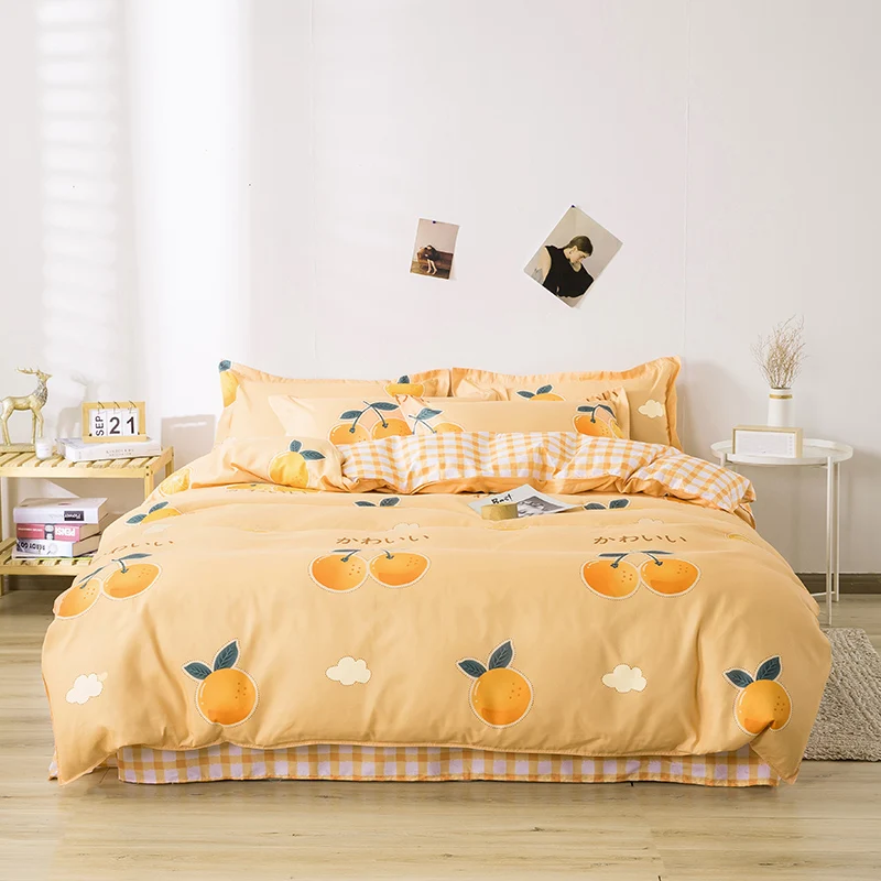 Details about   3D Orange Women Pattern zhuc 4707 Bed Pillowcases Quilt Duvet Cover Set show original title 