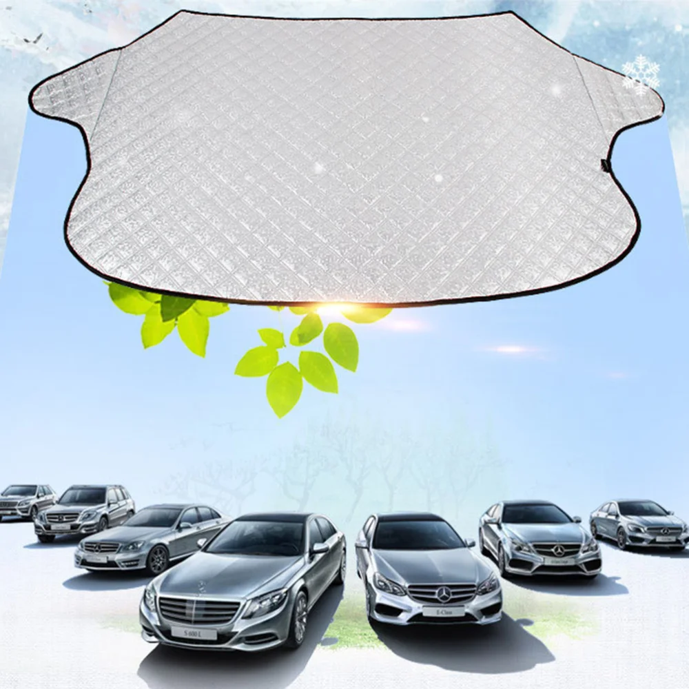 

147x100CM Car Windshield Snow Cover and Sun Shade Protector