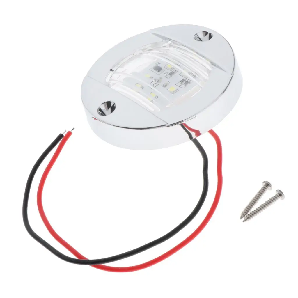 

6LED круглая лодка транцевые навигационные огни водонепроницаемые морские Палубные монтажная панель для ламп кормовые анкерные огни
