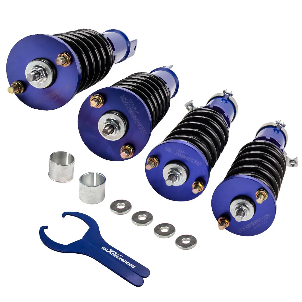 

Complete Coilover Suspension Spring Struts For Honda Civic EK EJ EM EK9 EK4 1996-2000 Integra 3rd Gen Adj. Height Front Rear