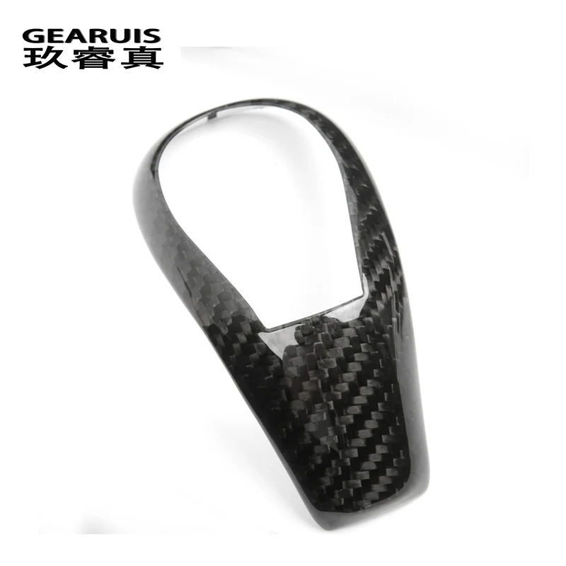 Стайлинг автомобиля рукоятка переключения передач из углеродного волокна