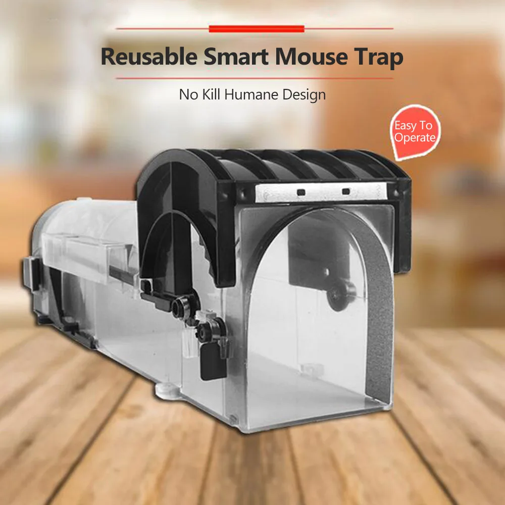 Не убить многоразовые Кабельный тестер Smart Mouse ловушка гуманный ясный пластичный