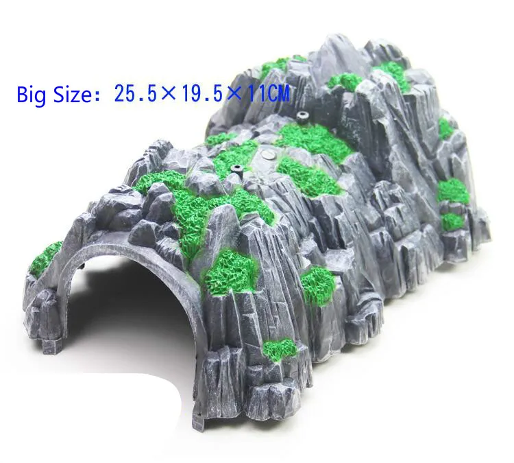 Пластмассовый туннельный трек-туннель для поезда аксессуары железной дороги