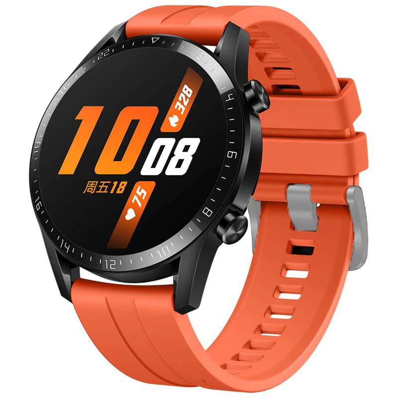 Официальный Стиль Силиконовый ремешок для huawei Watch GT 2 46 мм/GT2 Active 46 м Смарт-часы ремешок для huawei часы GT2 42 мм ремешок