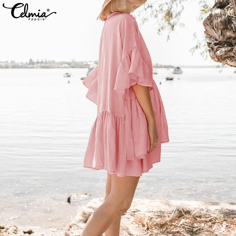 Женские летние пикантные туфли на танкетке с открытым мини платье Celmia 2021 v