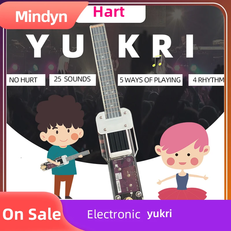 Умное укулеле Электронный музыкальный инструмент складной подарок для детей