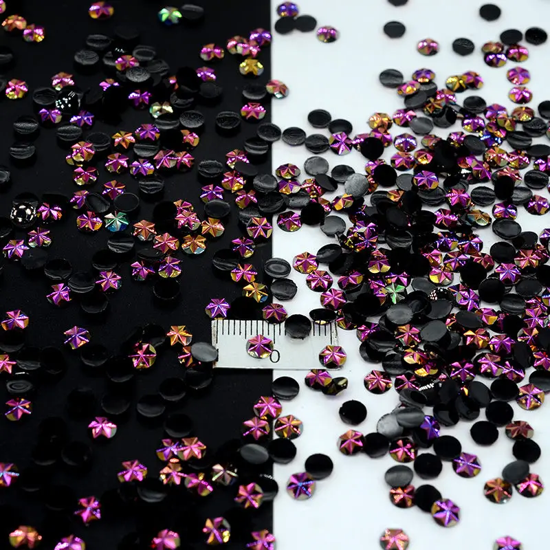 10 г/лот цветочные полимерные бусины 5 мм желейные граненые для рукоделия