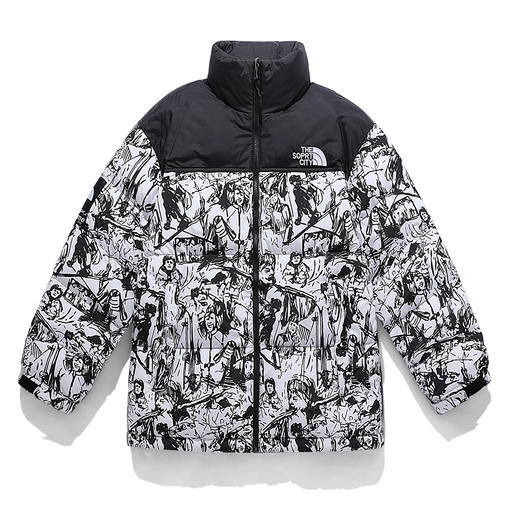 

Мужская модная верхняя одежда FAKUNTN 2021, зимняя Осенняя новая свободная теплая парка, куртка, пальто, Мужская классическая одежда, толстая био-...