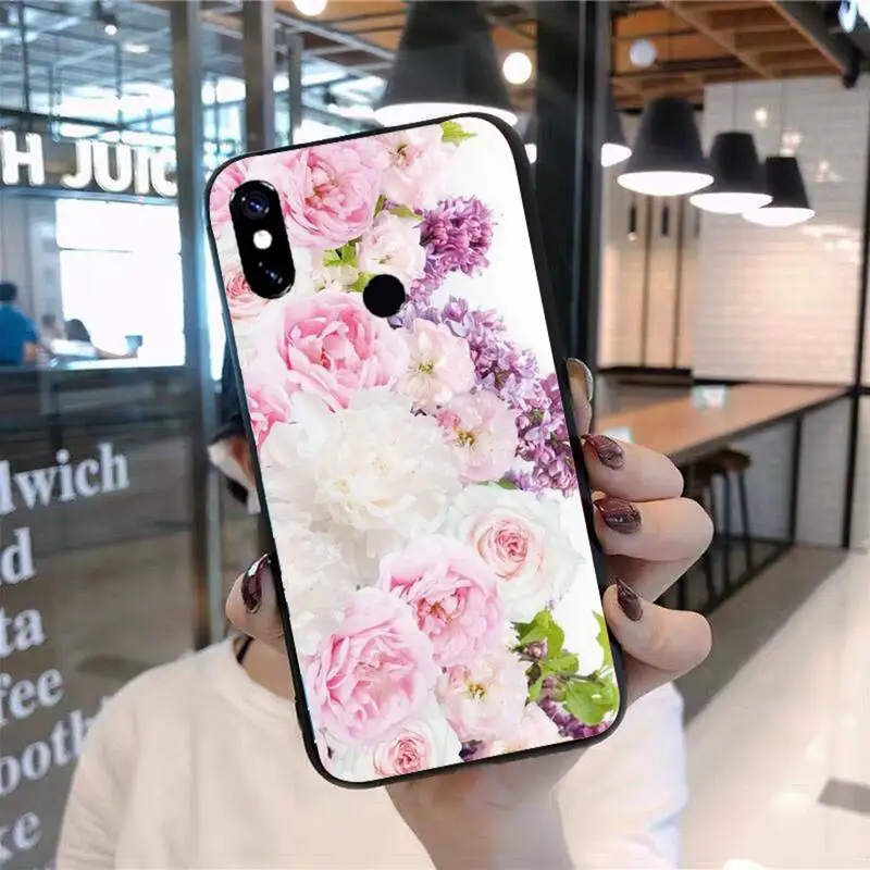 

Peony beautiful flowers Phone Case For Xiaomi Redmi 7 8 9t 9se k20 mi8 max3 lite 9 note 9s 10 pro