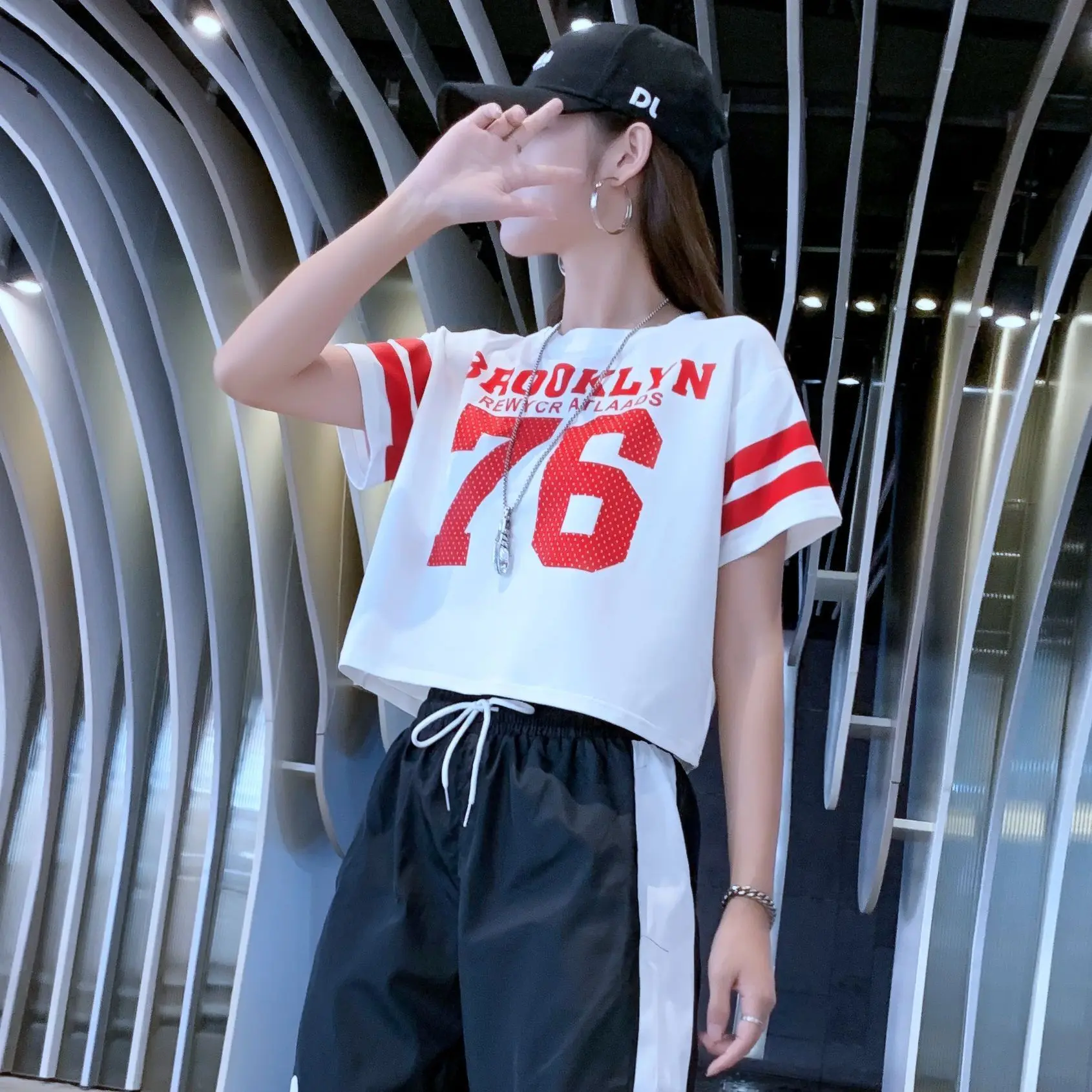 2019 Досуг время движения хип-хоп спортивный костюм Женская одежда с коротким