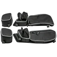 2Pcs Left & Right Front Side Door Storage Bags w/ Knee Pad For Can Am Maverick X3 2017-2021