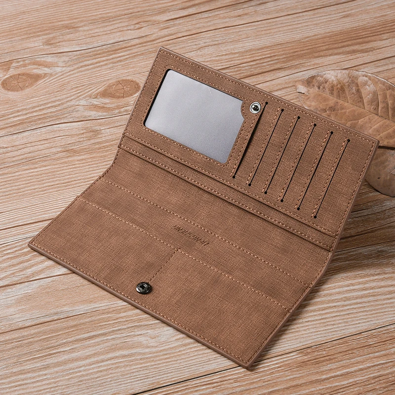 Горячая Распродажа мужской длинный бумажник в стиле ретро повседневный кошелек