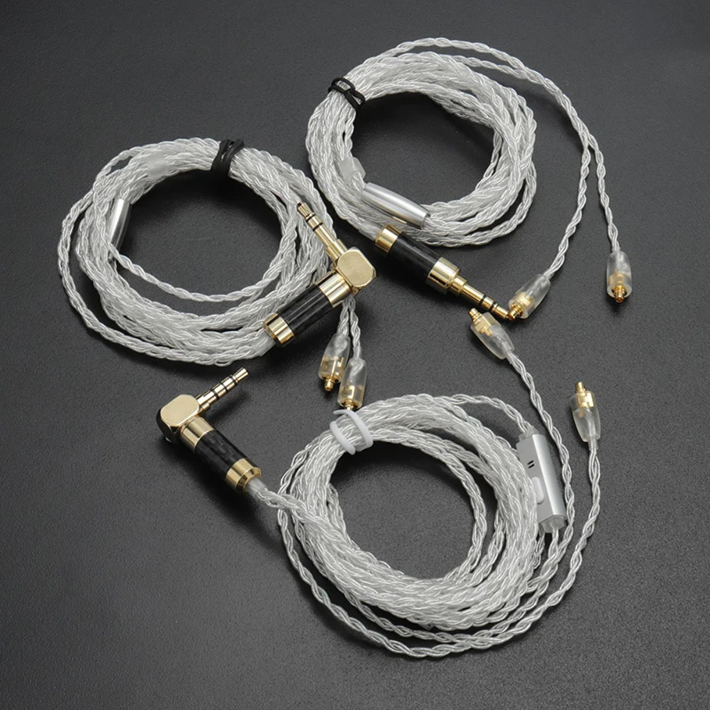 BGVP 5N OCC DM5 посеребренный кабель для наушников SE846 высокая частота повышен 8 Strand MMCX с