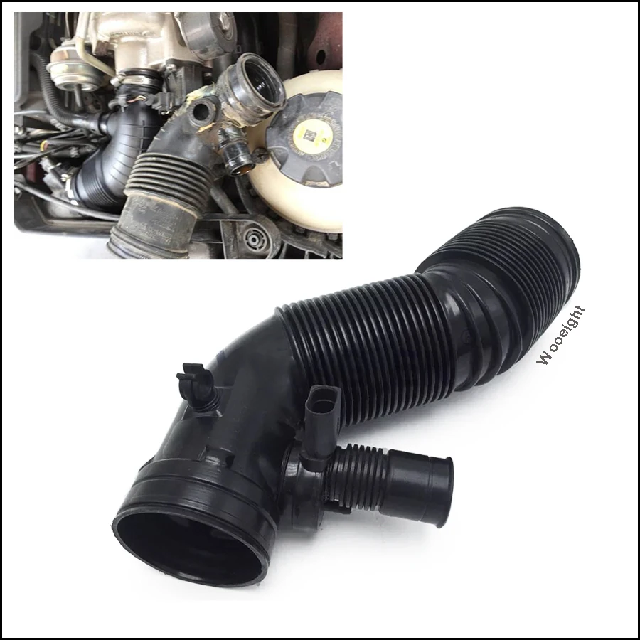 Wooeight воздухозаборник шланг 1J0 129 684 NT 1J0129684CG подходит для VW Golf MK4 Bora 1998-2000 2001 2002 2003-2005 для Audi A3 1996