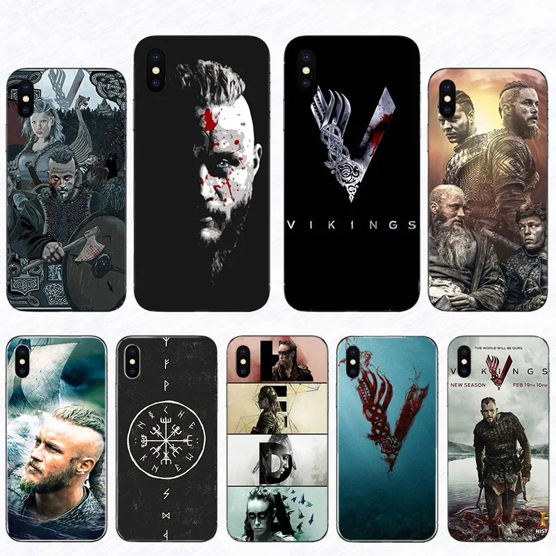 

High Quality vikings Phone Case for iphone SE2020 11 pro 12 12mini XS MAX 8 7 6 6S Plus X 5 5S SE XR Soft Black Back TPU Shells