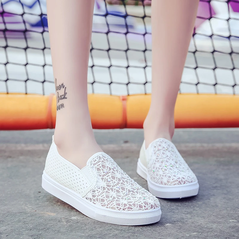 Tenis Mujer 2021 Tennis Shoes for Woman New Breathable Mesh Sneakers Female Platform Chaussure Femme Deportivas Jogging Trainers