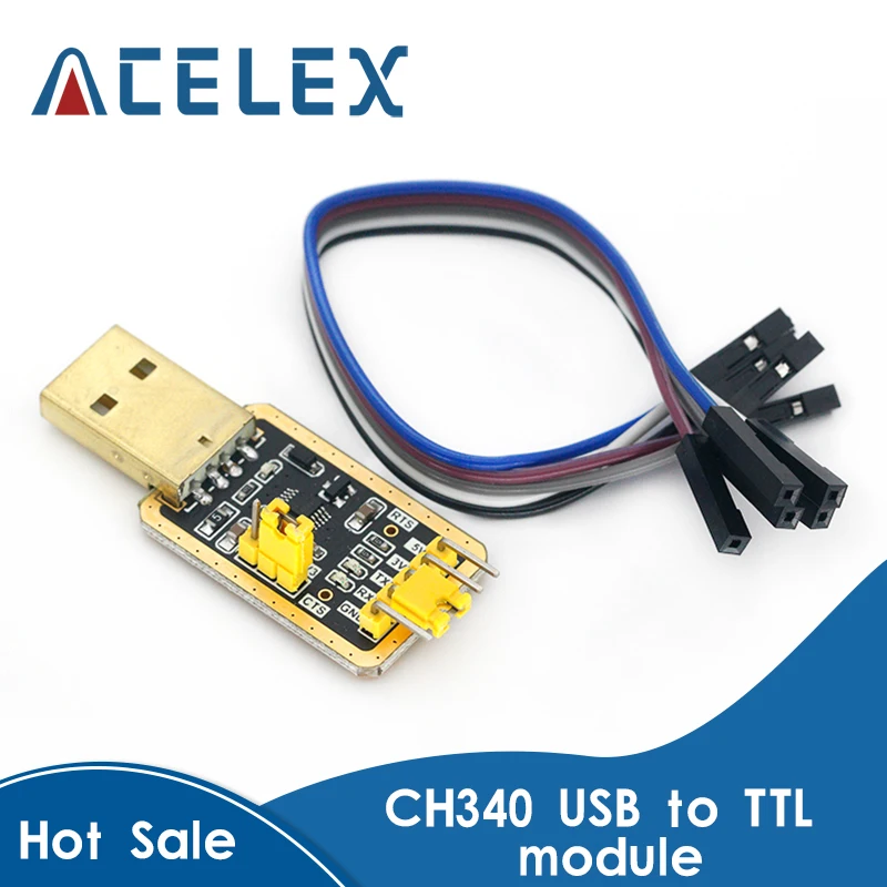 Мини модуль последовательного порта CH340 PL2303 CH340E RS232 в TTL обновление USB до девяти