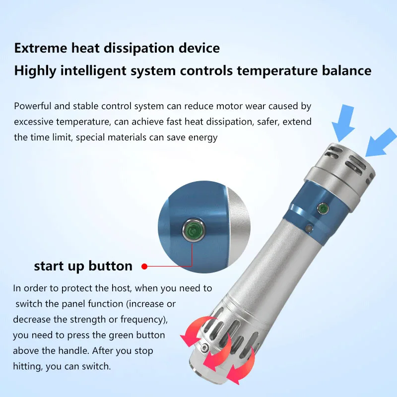 

Body Relax ED Electromagnetic Extracorporeal Shock Wave Therapy Machine Pain Relief Massager Massage Relaxation