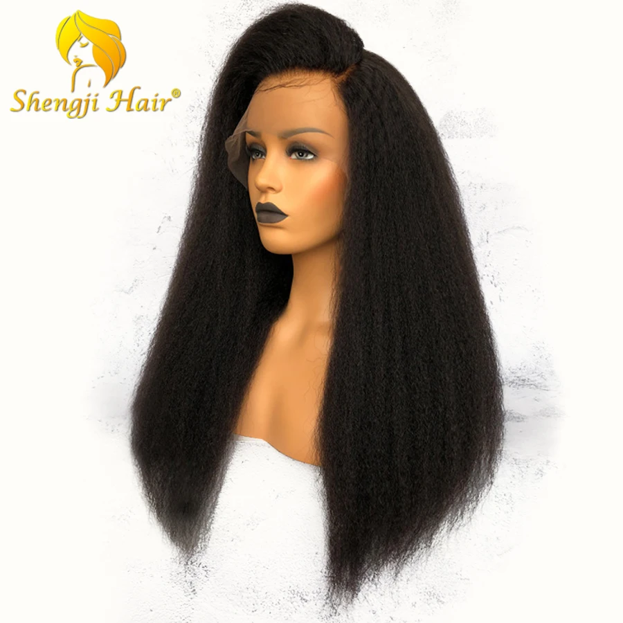 Парик из человеческих волос с кружевом спереди парик предварительно выщипанный