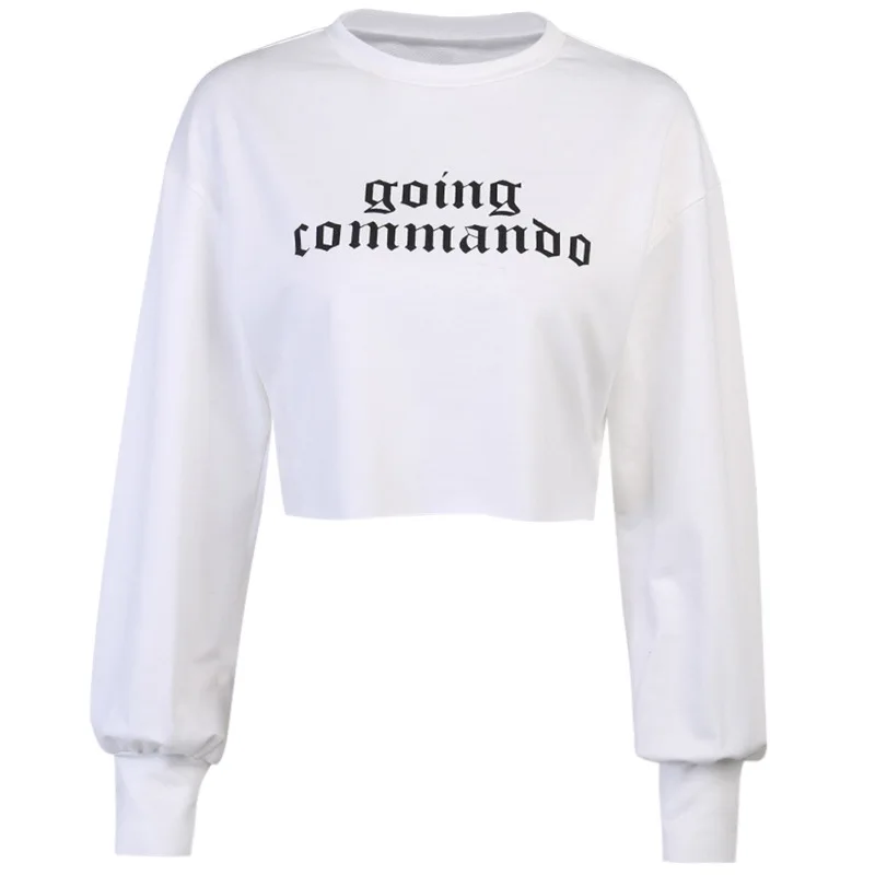 

Zoulv Spring/Autumn Fashion Personality Letter Printing Loose Short Sweater Casual Sports Versatile Simple Female Basic T-shirt
