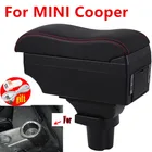 Для MINI Cooper R53 R56 R57 R58 R60 автомобильные аксессуары для интерьера модифицированные детали ящик для хранения в подлокотнике автомобиля коробка