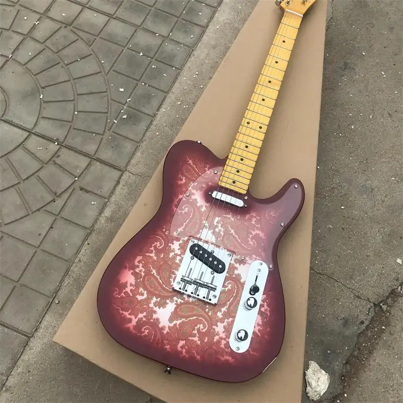 Активация Edición limitada de la guitarra Electrica personalizada de Brad Paisley, guitarra de tele superner de la fl
