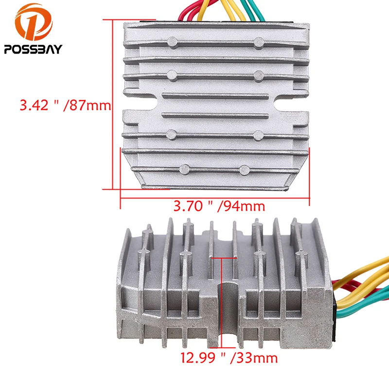 Запчасти для мотоциклов POSSBAY металлический регулятор напряжения выпрямитель