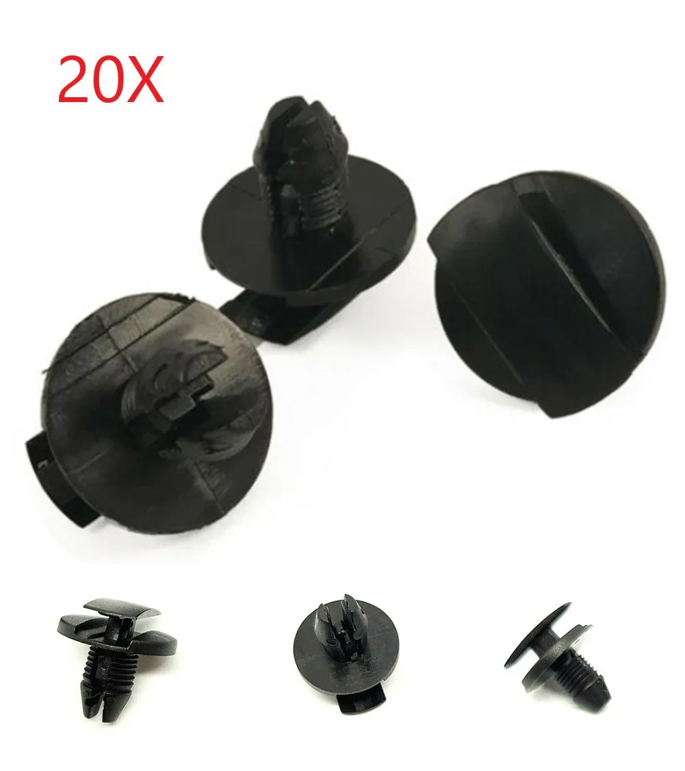 

20pcs For Dongfeng Wheel Arch Inner Backing Plate Splash Plate Plastic Clip B34 Black Plastic Fastener Car Accessorry
