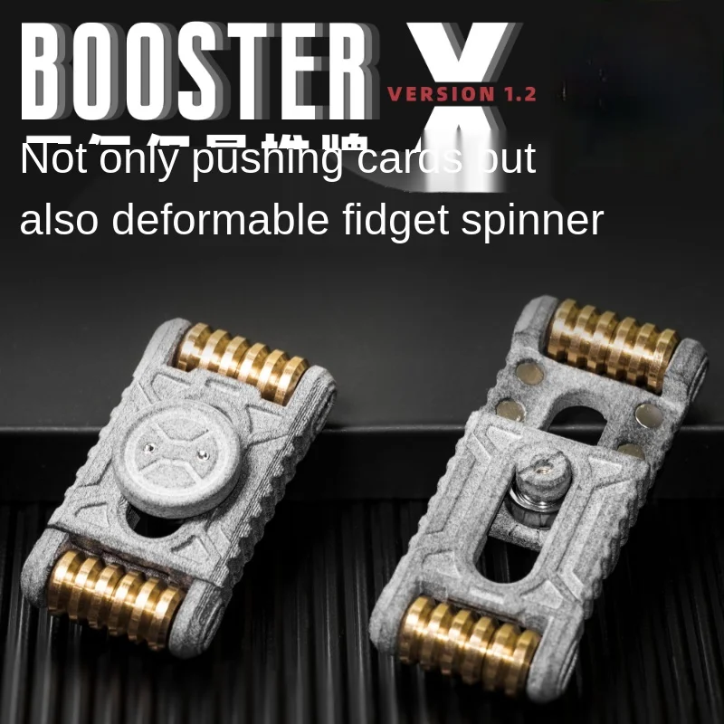 

Новинка, карточка Boosterx с гироскопом для пальцев, поп-монета, EDC декомпрессионная ручка из чистой меди, сочетается с экономичным Ppb