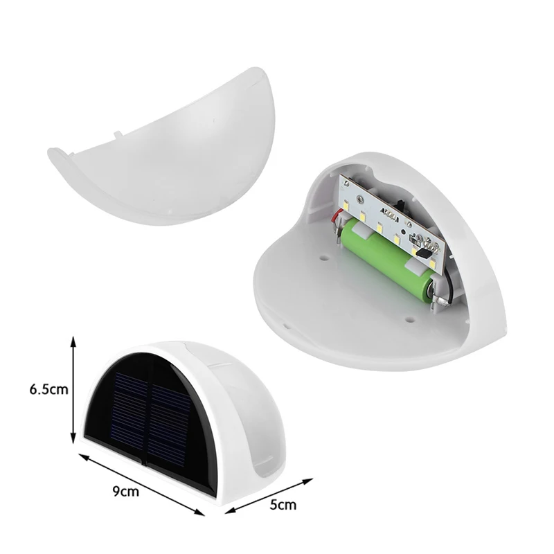 Водонепроницаемый тропинка забор авто вкл/выкл полукруглый светодиодный