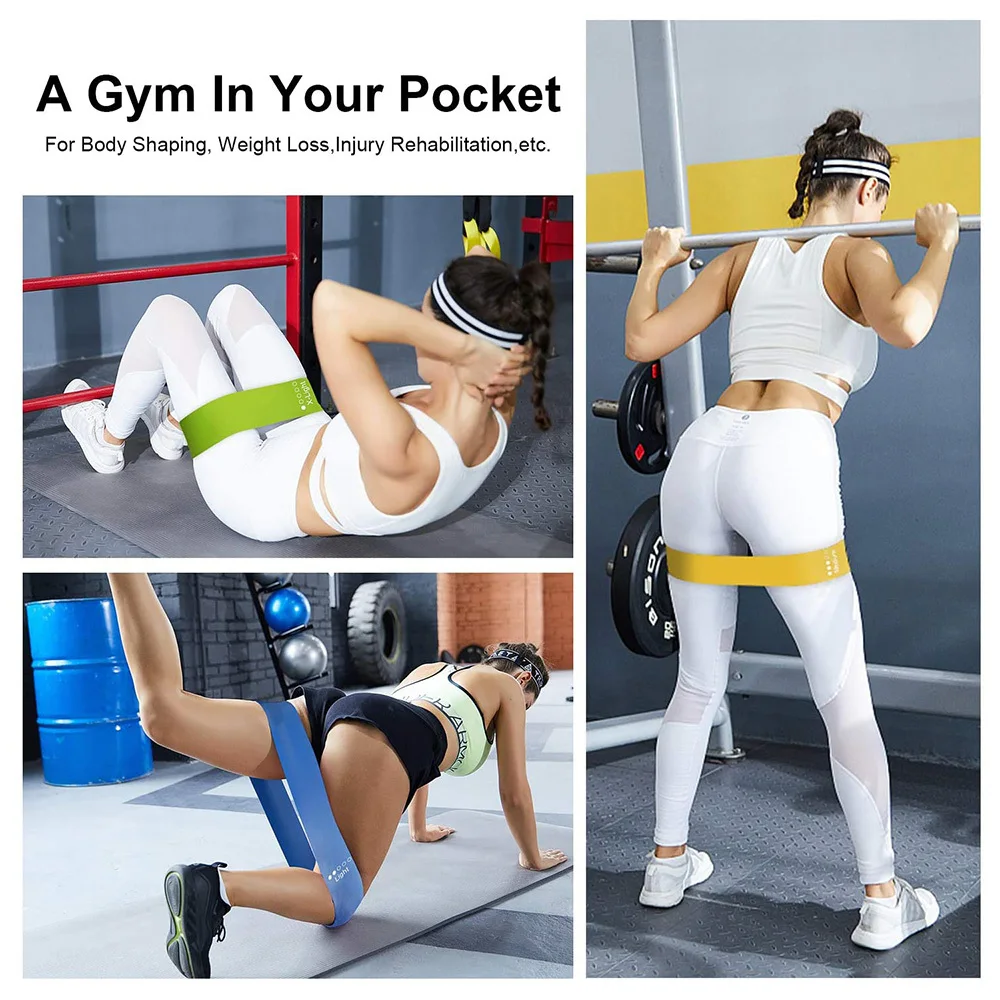 Тренировочная лента для фитнеса Резиновая упражнений в спортзале эластичные