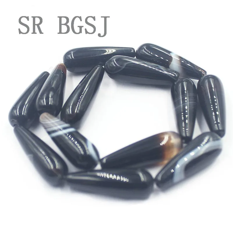 Бесплатная доставка Модные 10x30 мм каплевидные бусины из натурального камня в