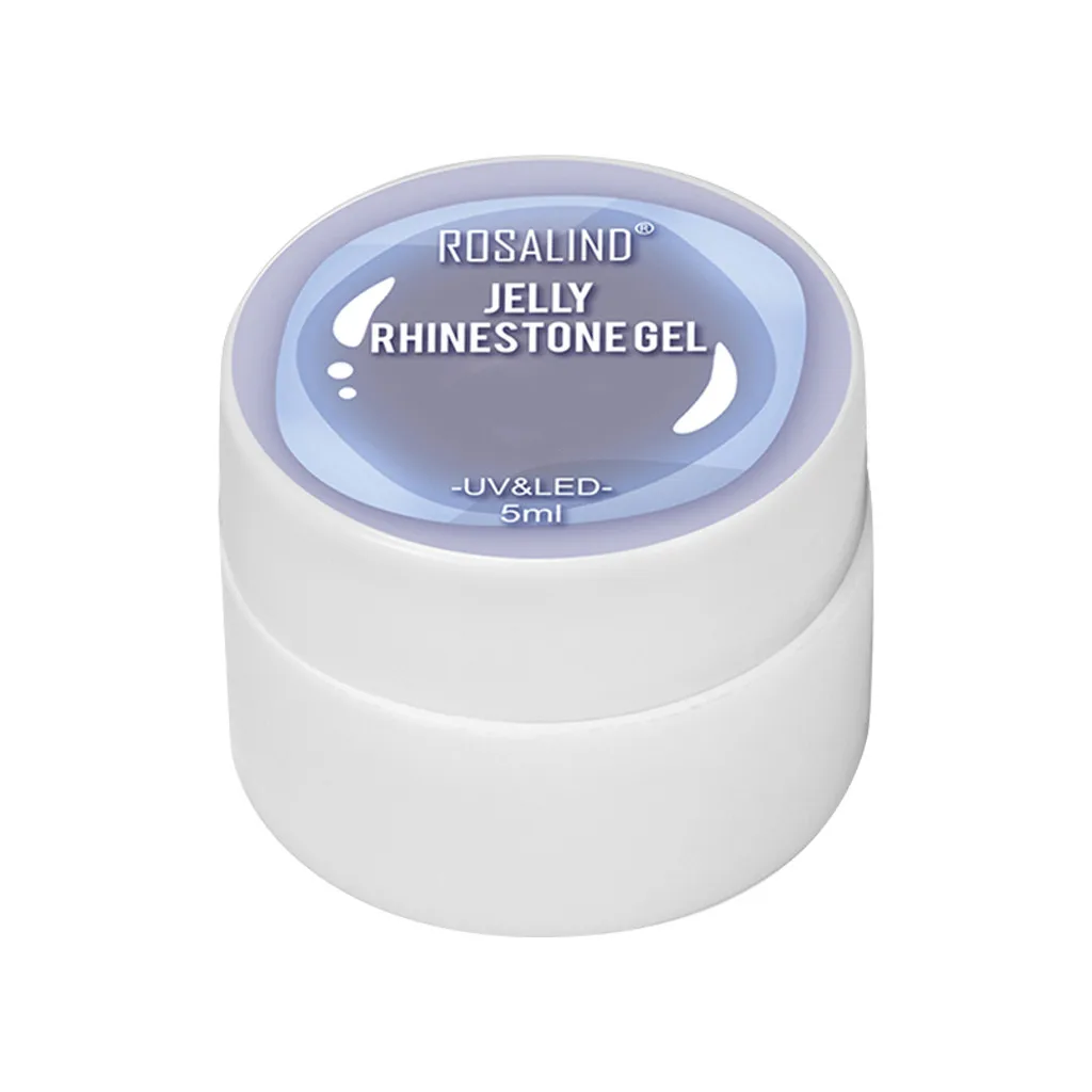 Гель-лак для ногтей Rosalind 5 мл Стразы без протирания сильный клей украшения