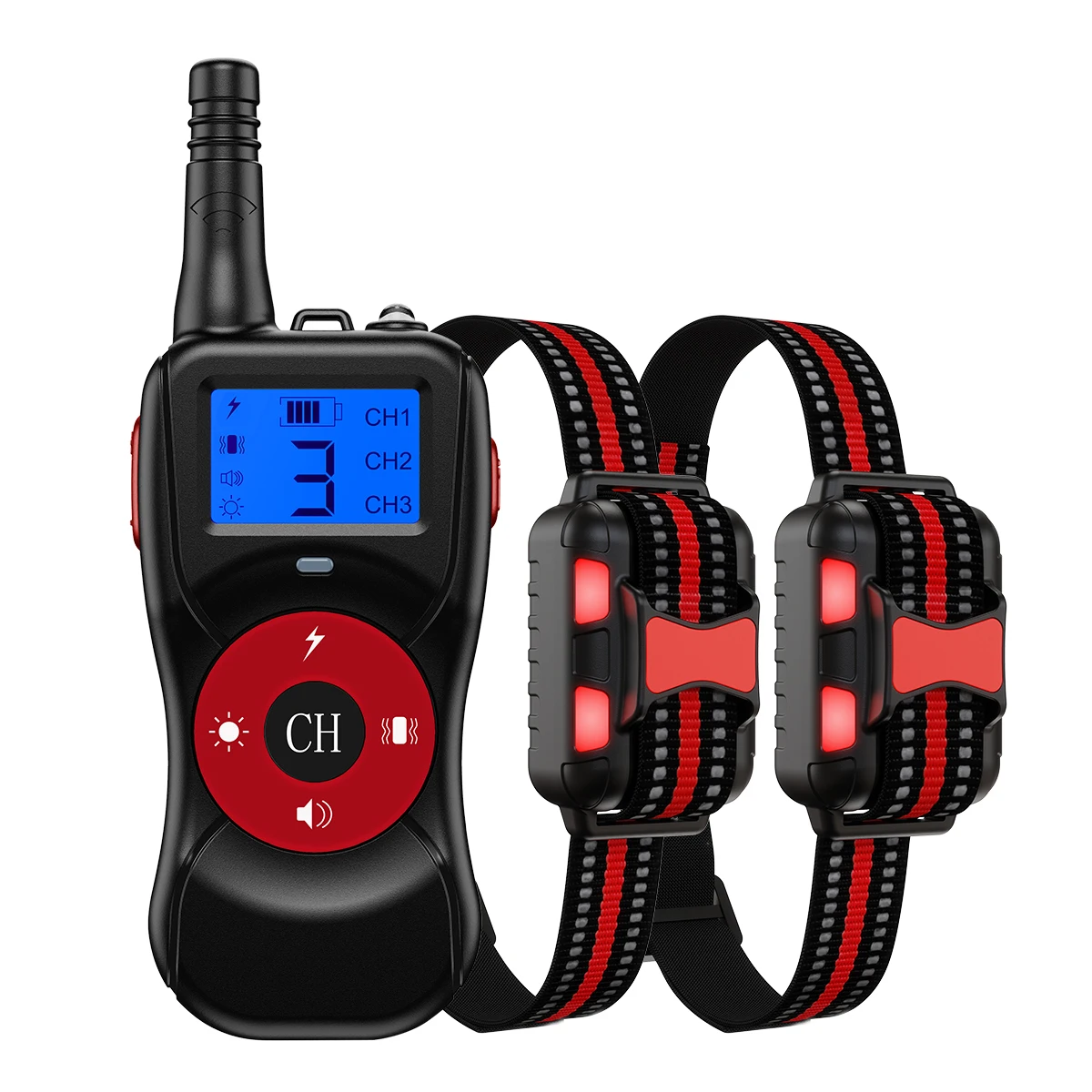 

800m Electric Dog Training Collar Pet Waterproof Rechargeable Remote Control Can Display Various Sizes Of Sound Vibration Collar