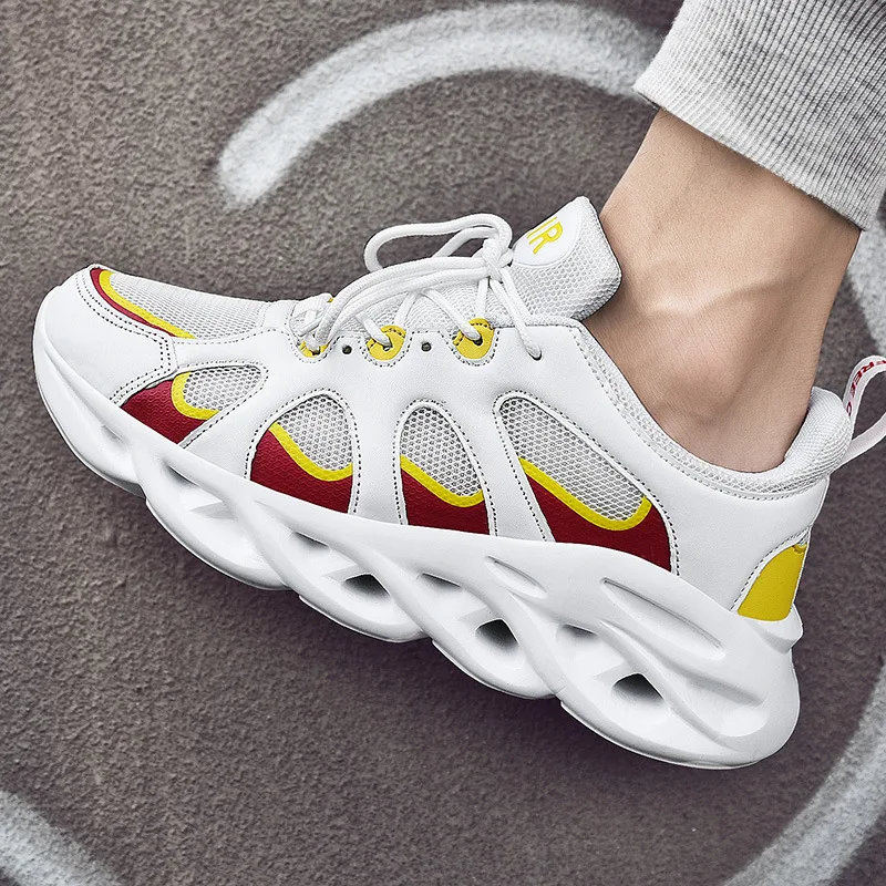 Модные мужские сверхлегкие кроссовки высокого качества мужская повседневная