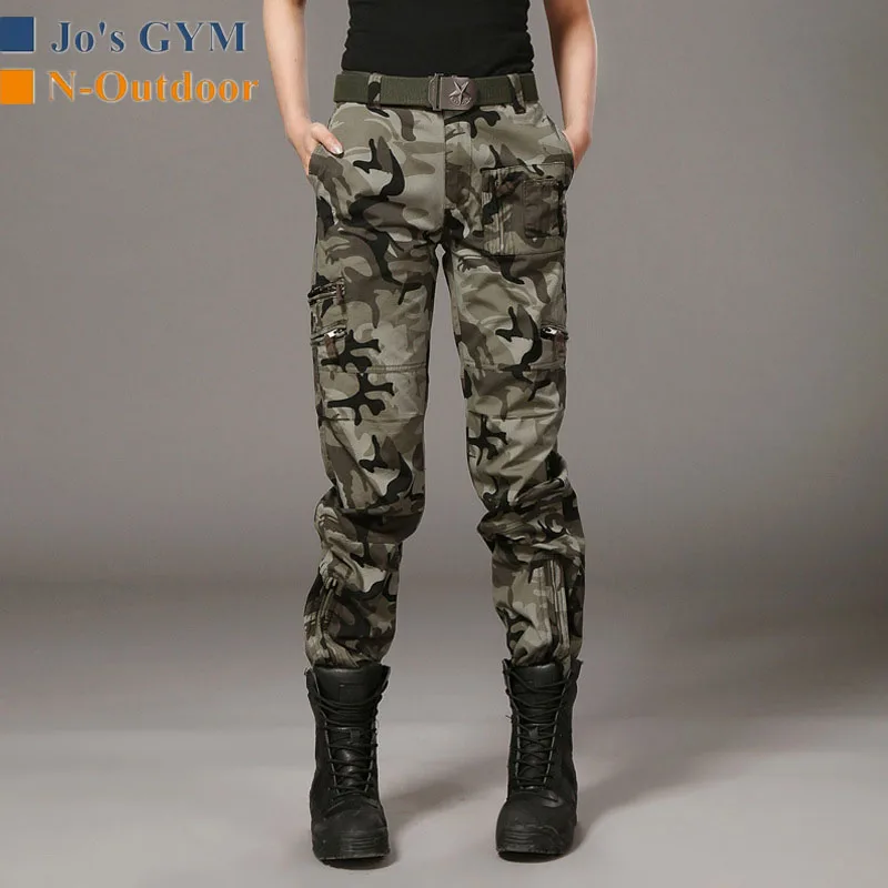 Брюки женские тактические камуфляжные прямые штаны для отдыха на открытом