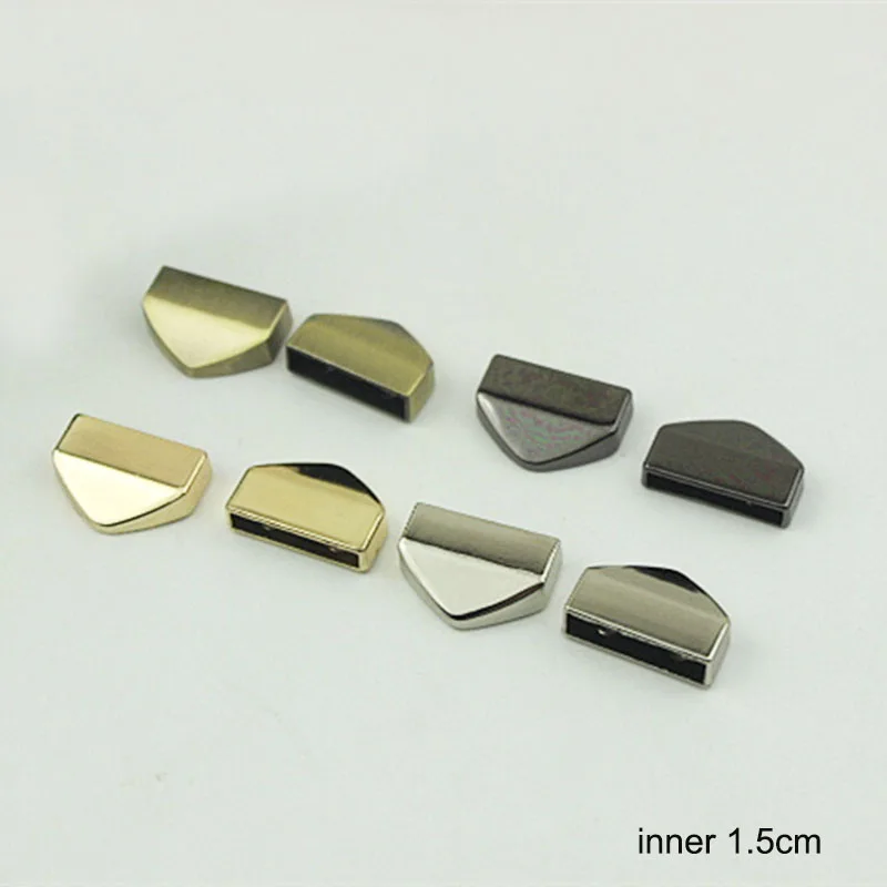 50pcs 12/18/25mm Metal Tail Clip Screws Stopper Buckles Zipper End Hook Bags Belt Decoration Buckle Edging DIY Accessory