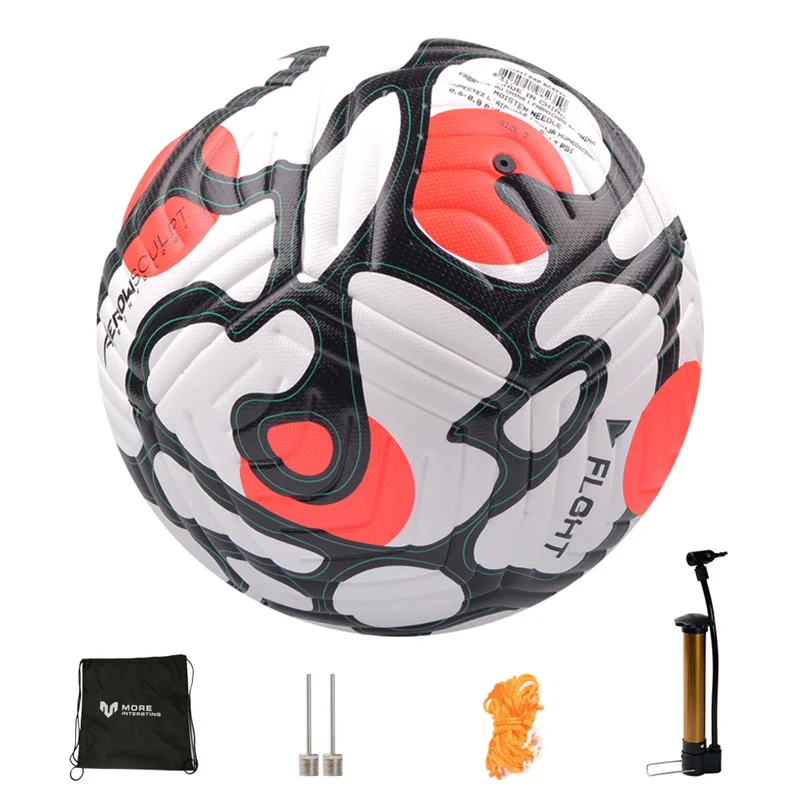 2022 Soccer Balls Offical Size 5 Size 4 High Quality PU Outdoor Child Adult Football Training Match with Free Pump futbol topu