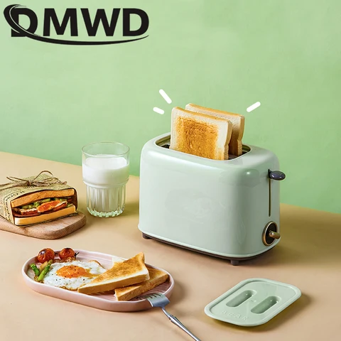 Многофункциональный тостер DMWD для выпечки хлеба, на 2 ломтика, 680 Вт