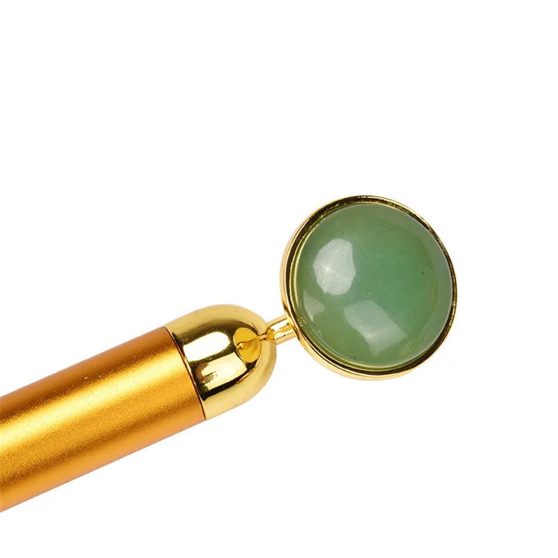 Электронный роликовый массажер для лица 24k вибрирующий лифтинга антивозрастной