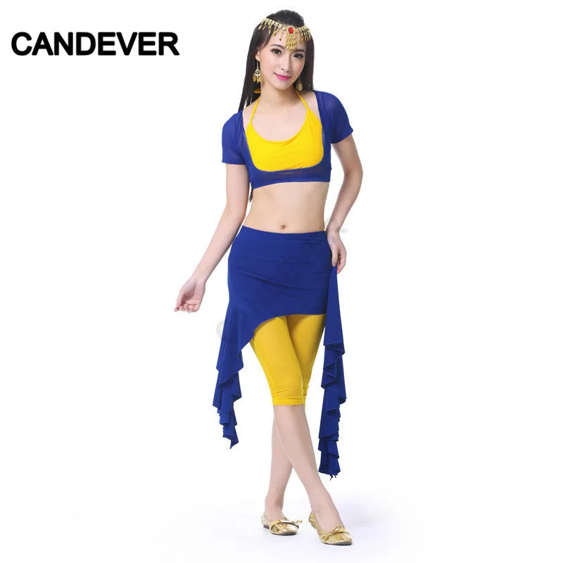 Восточные костюмы для танца живота женский набор костюма топ юбка брюки