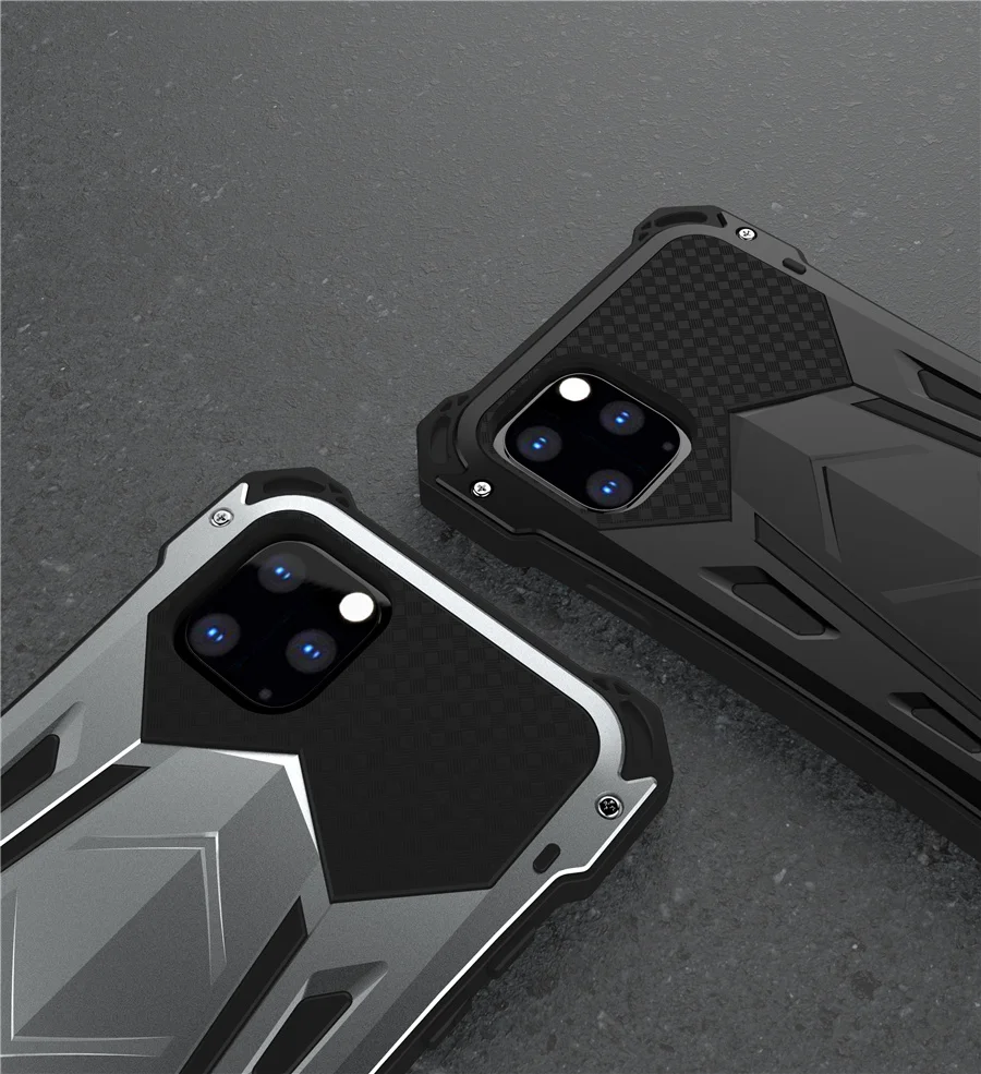 Чехол для телефона противоударный металлический алюминиевый IPhone 11 11Pro Max XS XR 7 8