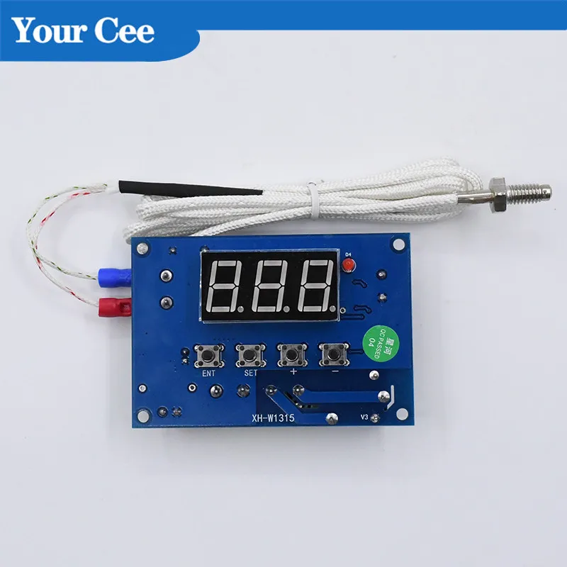 XH W1315 DC 12V 24V Высокое Температура светодиодный цифровой термостат переключатель K