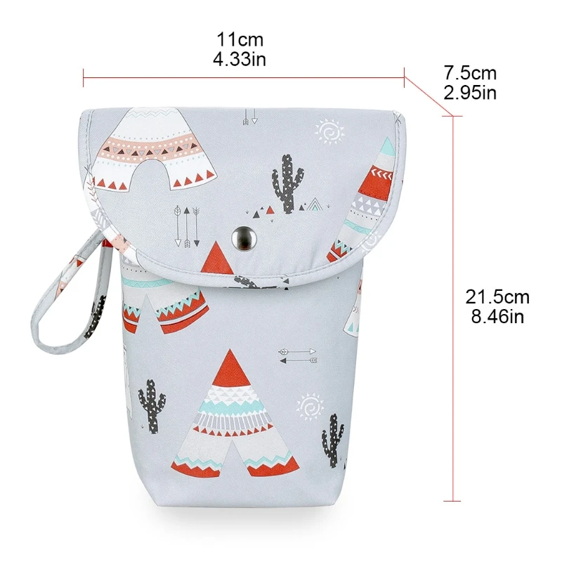 

Multifunctional Baby Diaper Organizer Reusable Fashion Prints Mummy Storage Bag Travel Nappy Bags