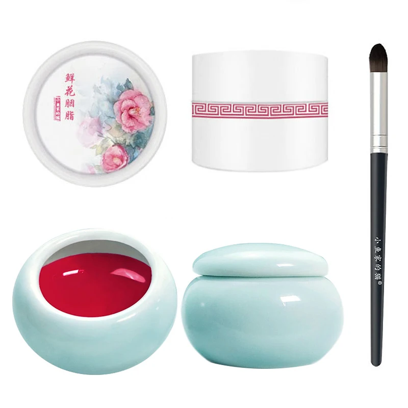 3 в 1 увлажняющие тени для век с керамической коробкой|Румяна| |