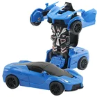 Трансформатор аварийный игрушечный автомобиль, робот-трансформер автоматический, подарок на Рождество для мальчиков и детей S035