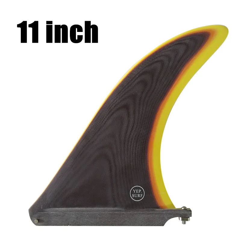 Brown 11 inch " /8"/" /11" серфинговая доска для серфинга, одна коробка, плавник для серфинга, Лонгборд, длина 10,25 дюймов, sup, аксессуары, производительность, стиль noserider - Цвет: Brown 11 inch