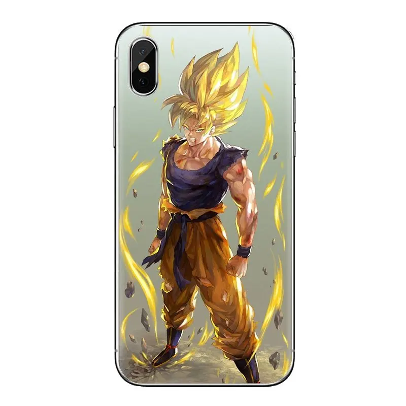 Для Xiaomi Redmi 4A S2 Note 3 3S 4 4X5 Plus 6 7 6A Pro Pocophone F1 мягкая прозрачная оболочка Чехлы Dragon Ball Z